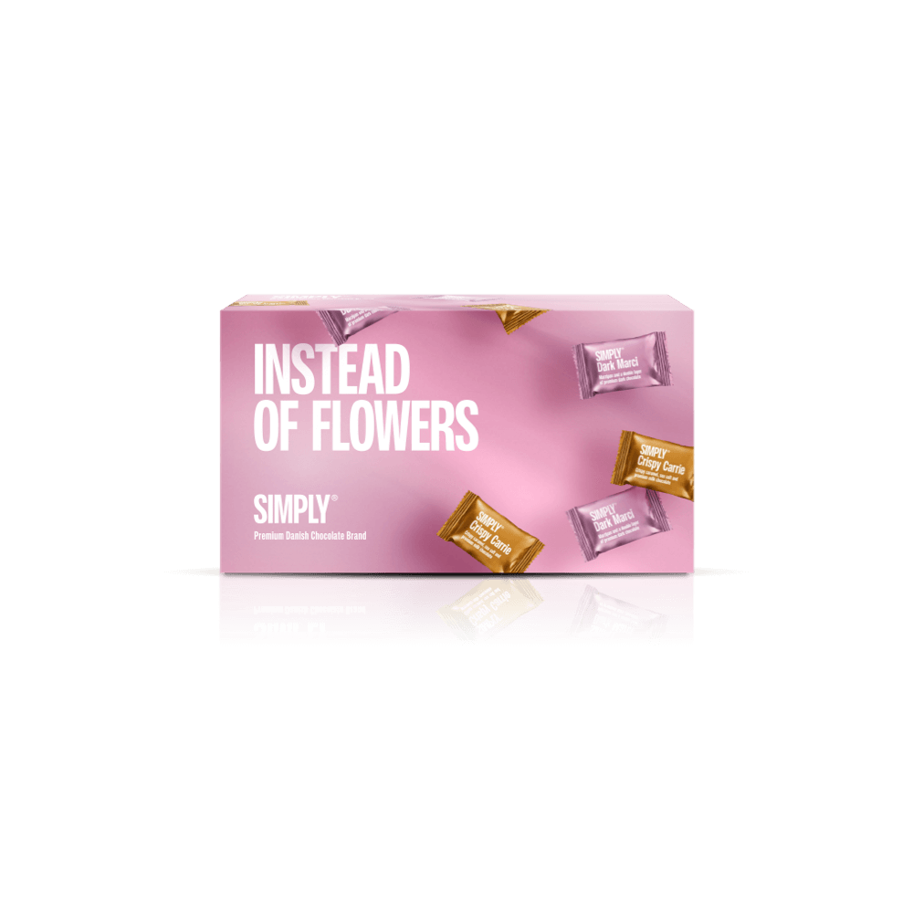 Chokolade Gaveæske 180g - Instead of flowers