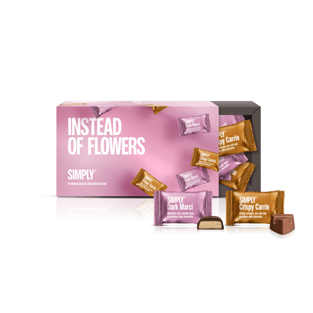 Chokolade Gaveæske 180g - Instead of flowers