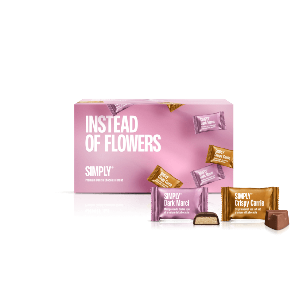 Chokolade Gaveæske 180g - Instead of flowers