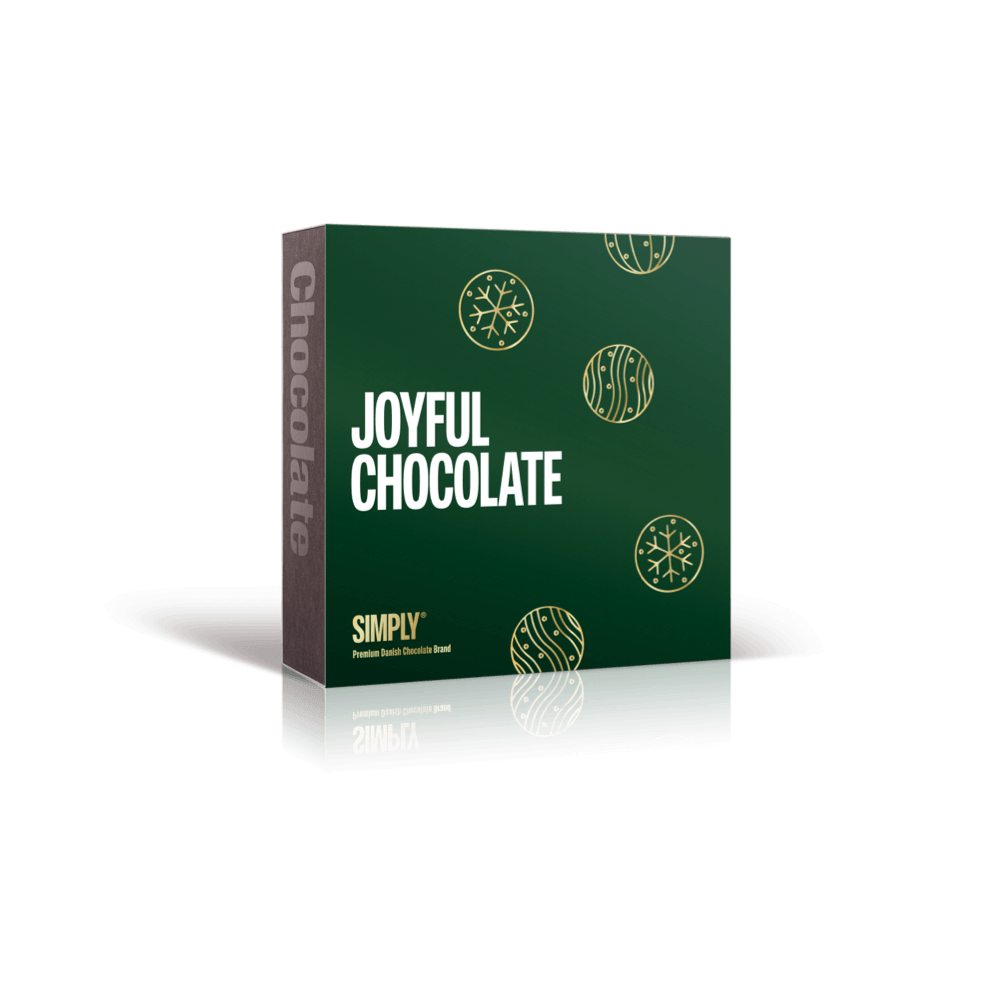 Chokolade Gaveæske 500g - Simply® Joyful Chocolate