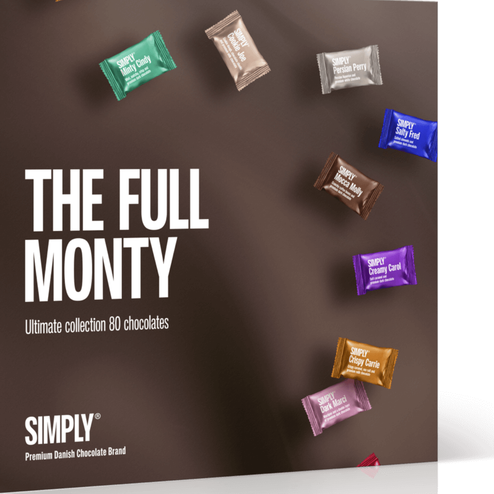 Chokolade Gaveæske 800g - The Full Monty
