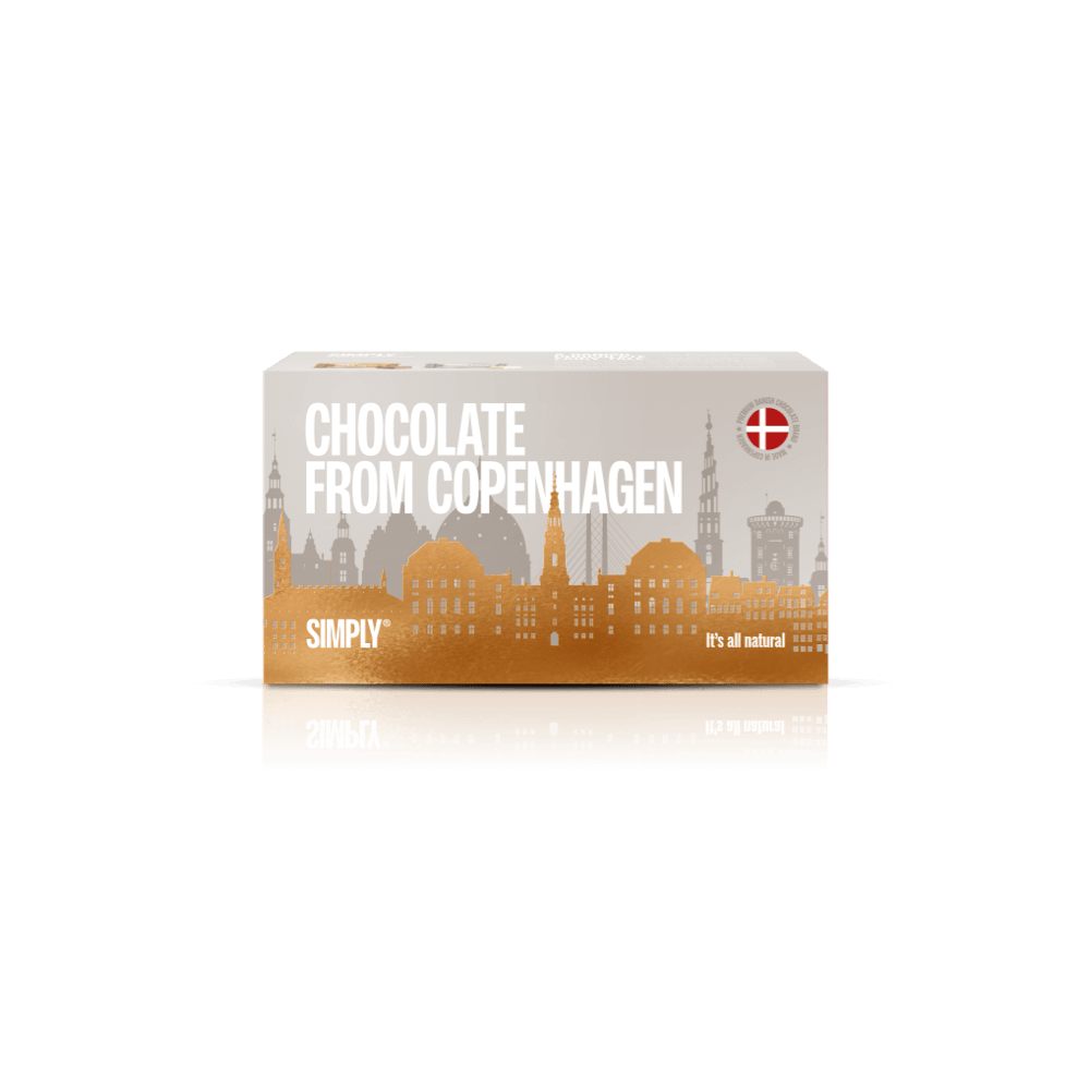 Chokolade Gaveæske 180g - Chocolate from Copenhagen Brown Edition