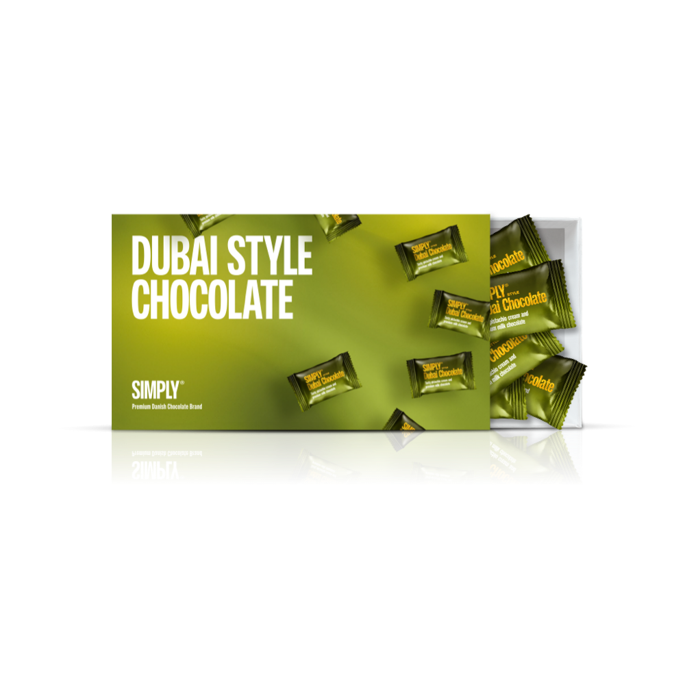 Chokolade Gaveæske 150g - Simply® Dubai Style