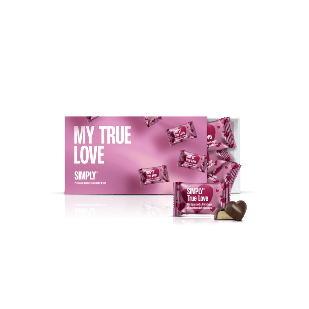 Chokolade Gaveæske 100g - Simply® My True Love