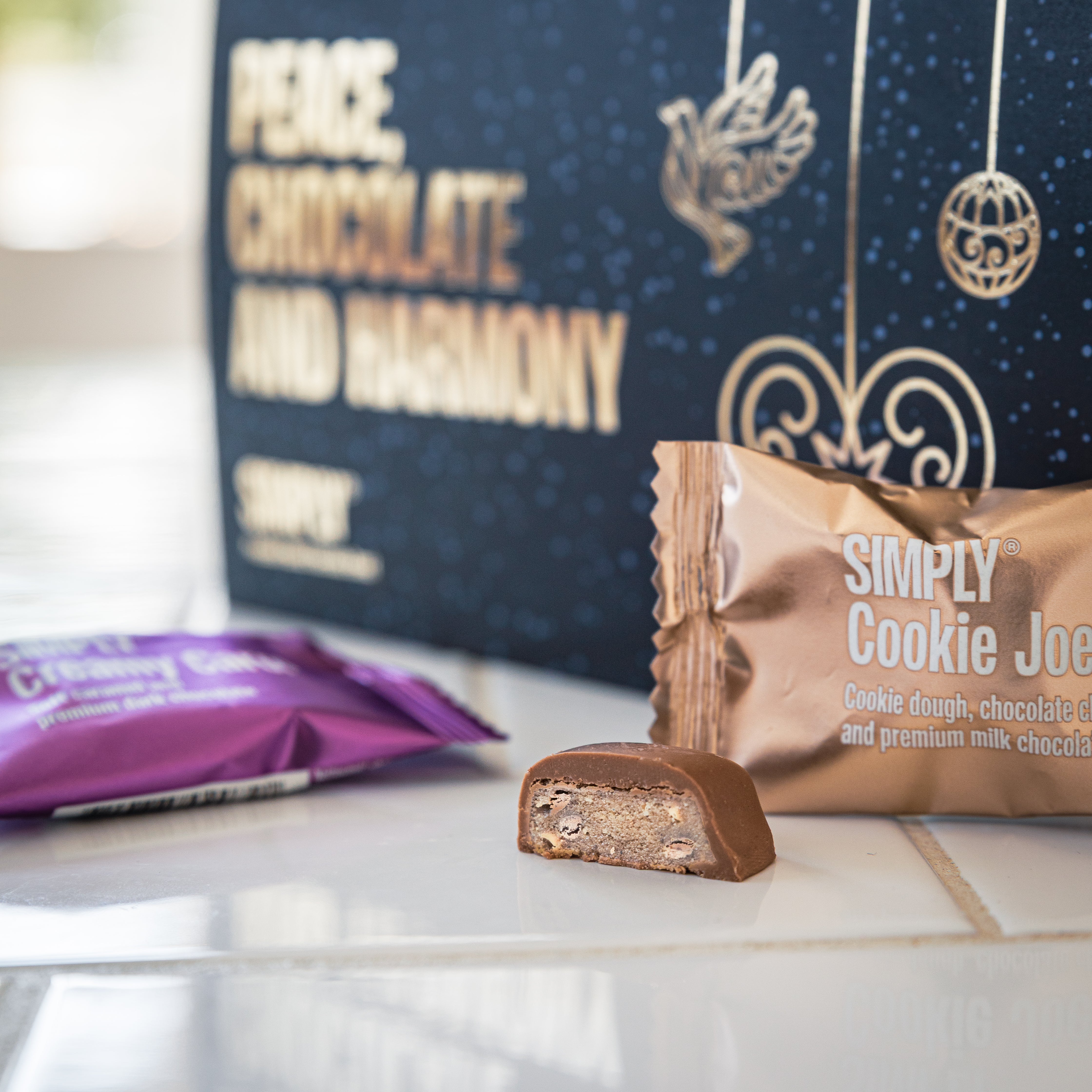 Chokolade Gaveæske 180g - Peace, Chocolate and Harmony