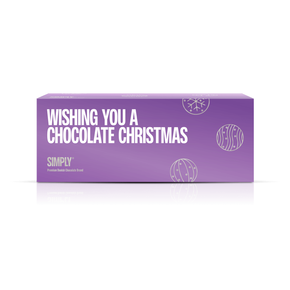Chokolade Gaveæske 270g - Wishing You A Chocolate Christmas