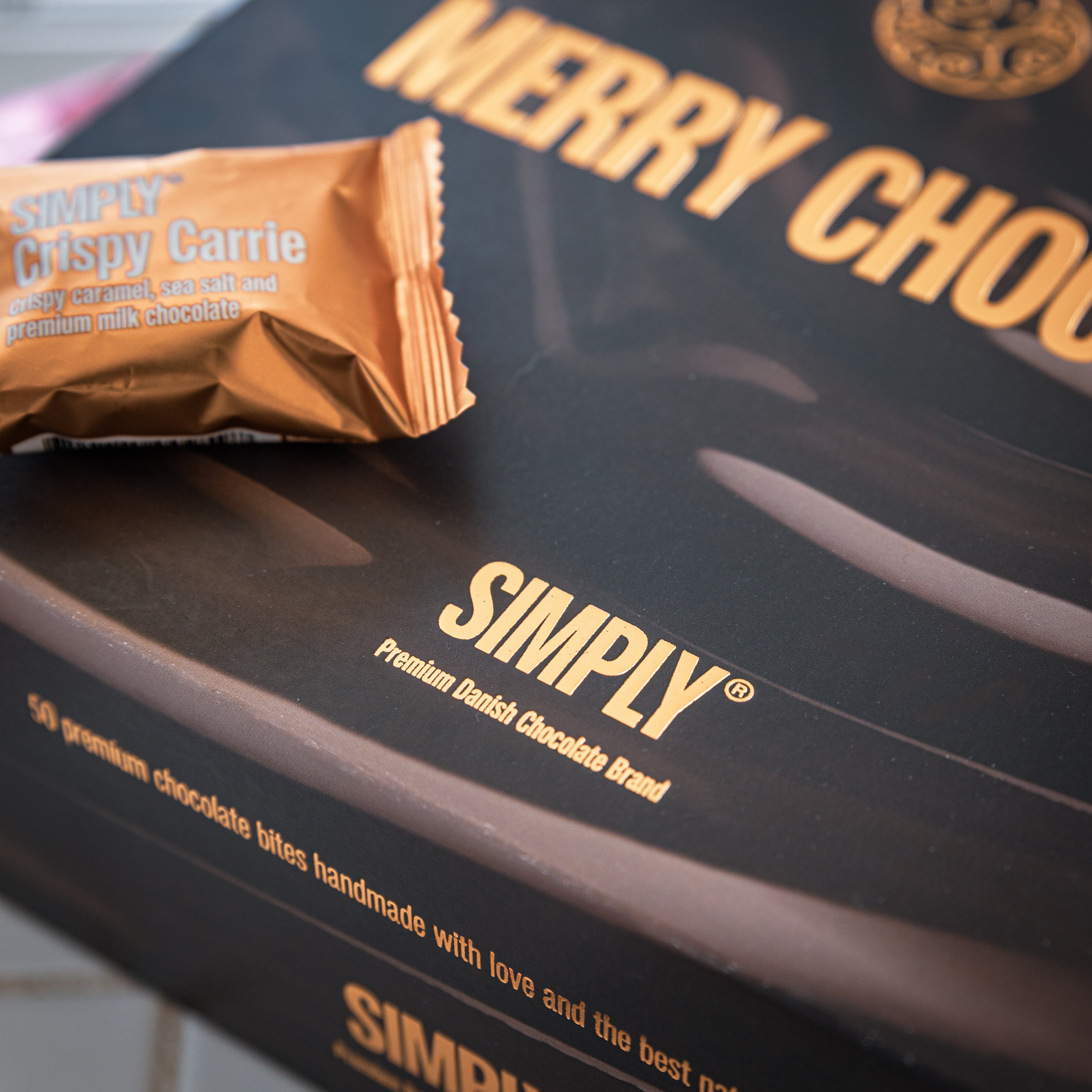 Chokolade Gaveæske 500g - Merry Chocolate