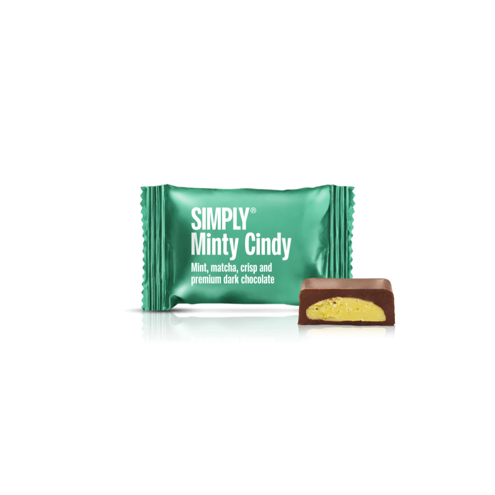 Chokolade Bites kasse - 750g - 75 stk - Simply® Minty Cindy