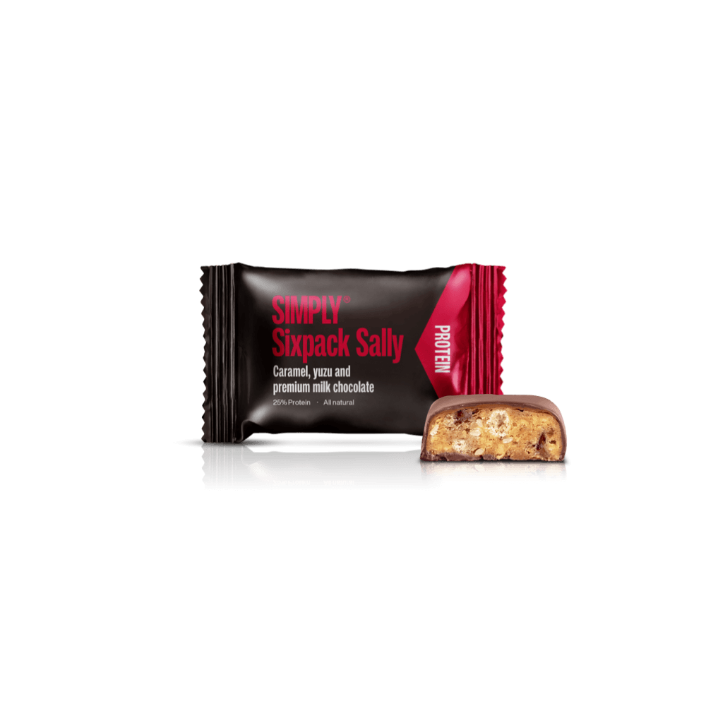 Chokolade Protein Bites kasse - 675g - 75 stk - Simply® Sixpack Sally