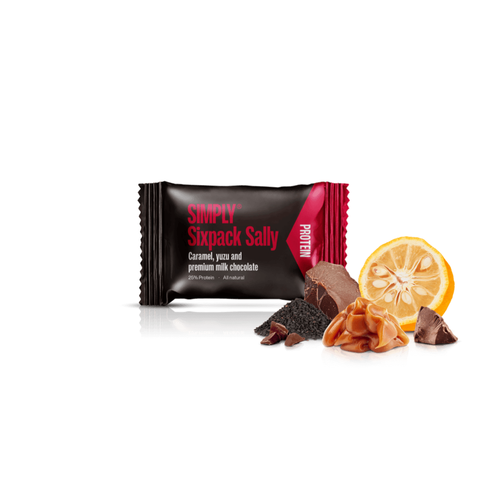 Chokolade Protein Bites kasse - 675g - 75 stk - Simply® Sixpack Sally