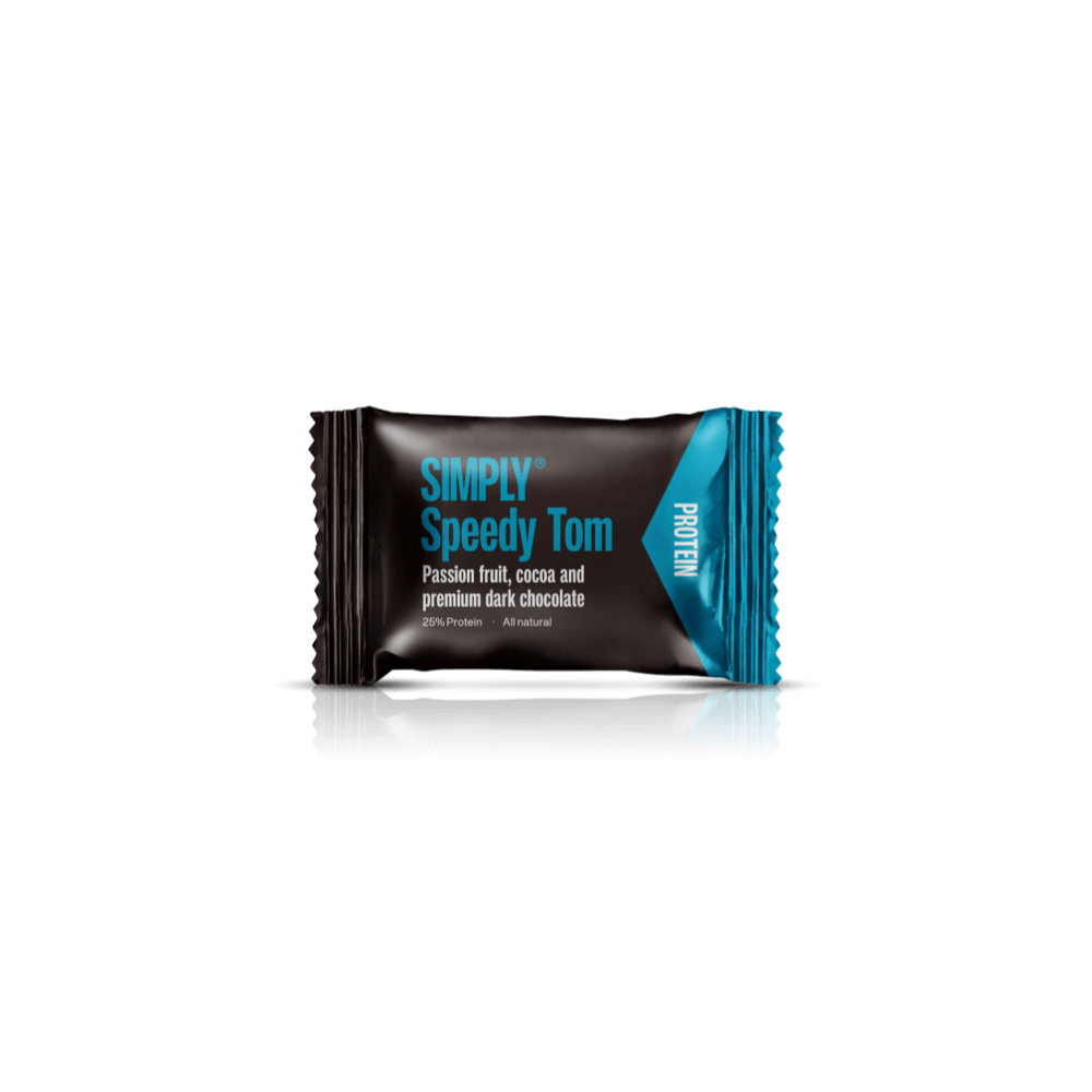 Chokolade Protein Bites kasse - 675g - 75 stk - Simply® Speedy Tom