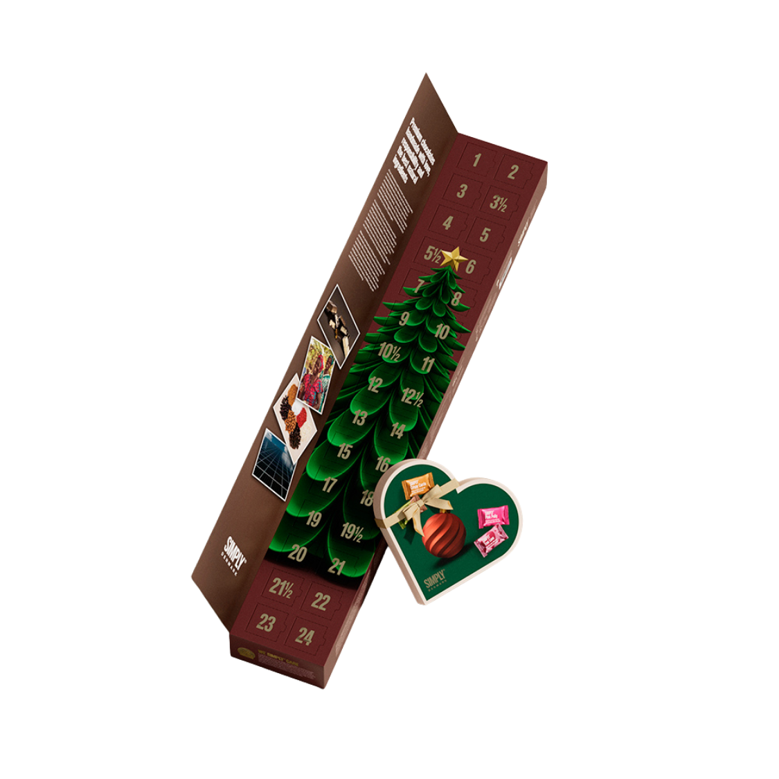 Julekalender, Chokolade Share Size (600g)
