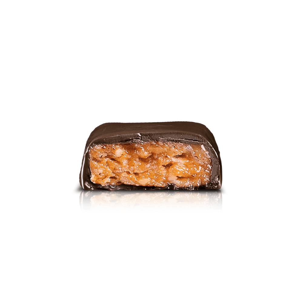 Simply® Grainy Sue | Havre, spelt, peanuts, karamel og premium mørk chokolade - Chocolate Bars - Simply®