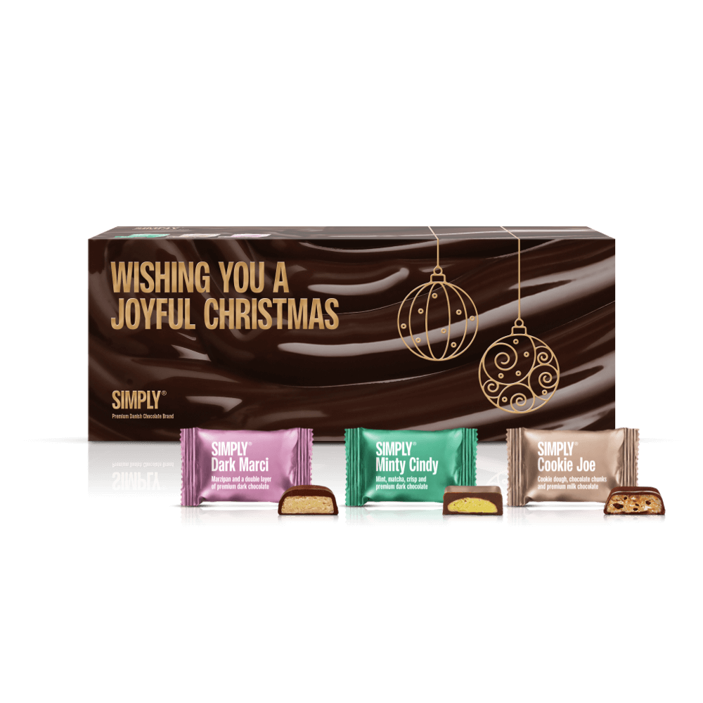Joyful Christmas | Gaveæske med 27 stk. Bites - Cubes box - Simply®