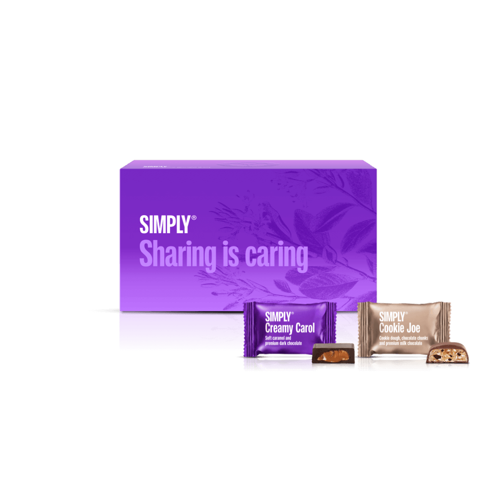 Sharing is caring | Gaveæske med 18 stk. Bites - Cubes box - Simply®