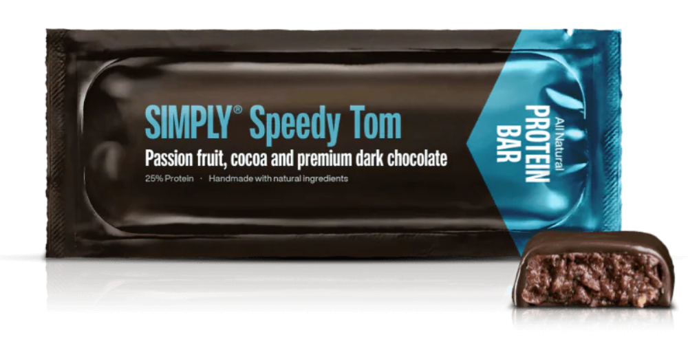 Chokolade Proteinbar mix kasse 15 stk - Simply® Arnold/Sally/Tom/Flora/Felix