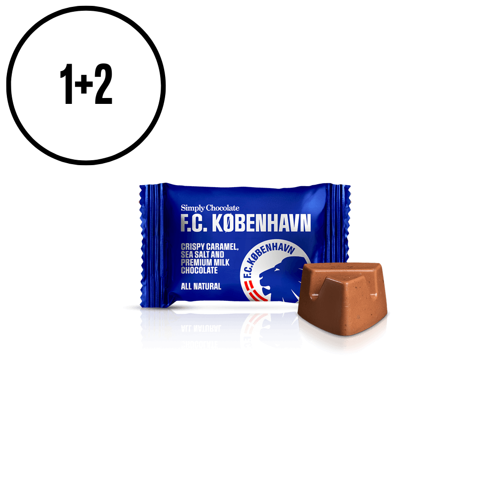 Chokolade Bites kasse 75 stk - F.C. København