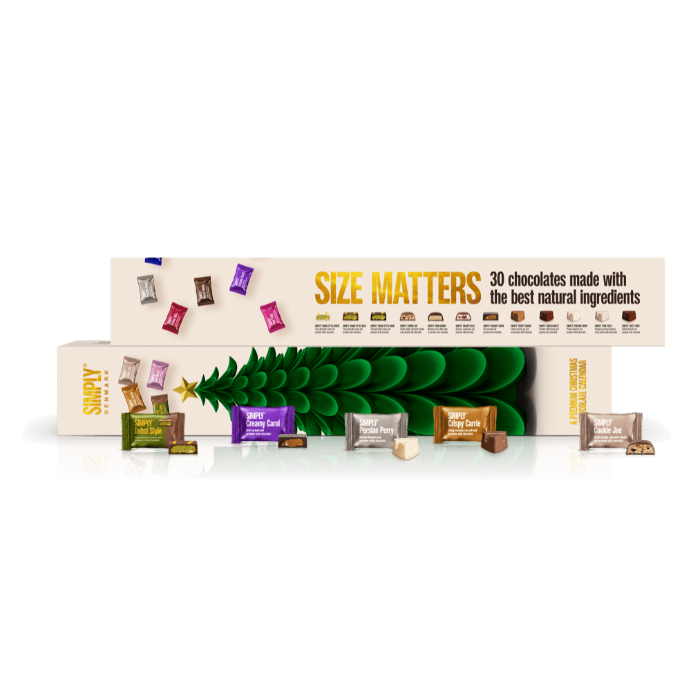 Chokolade Julekalender 2026 – 30 låger – Simply Chocolate, 300 g