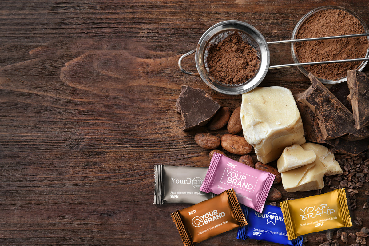 Vores chokolade. Jeres design.
