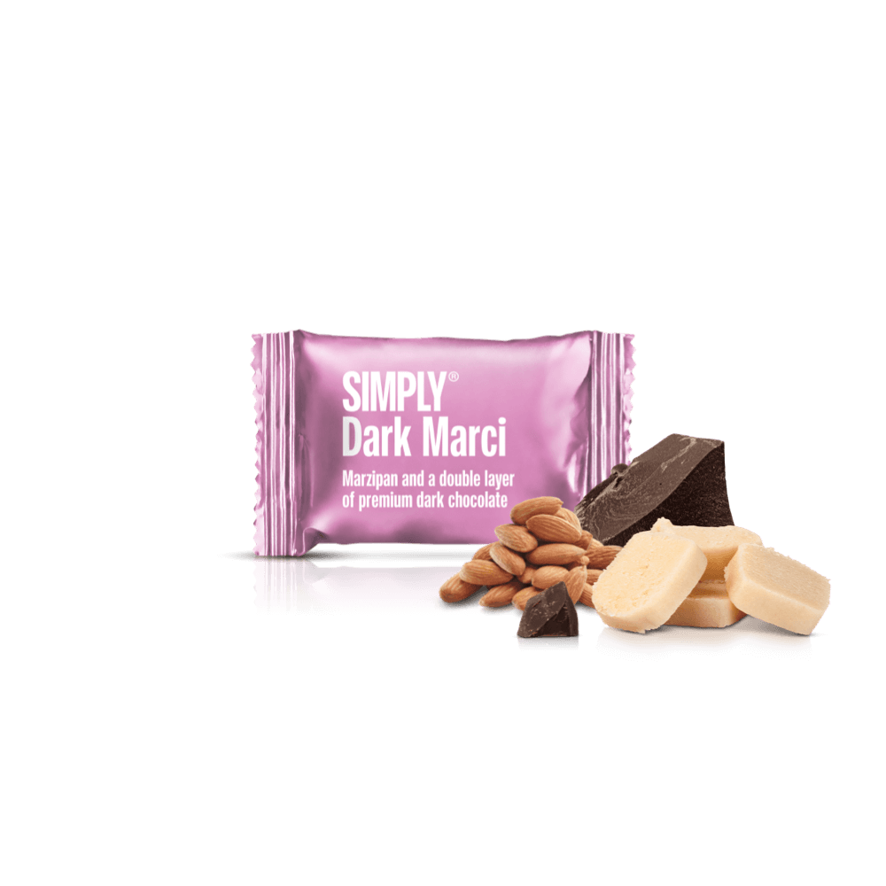 Chokolade Bite mix kasse - 750g - 75 stk - Grainy Mix