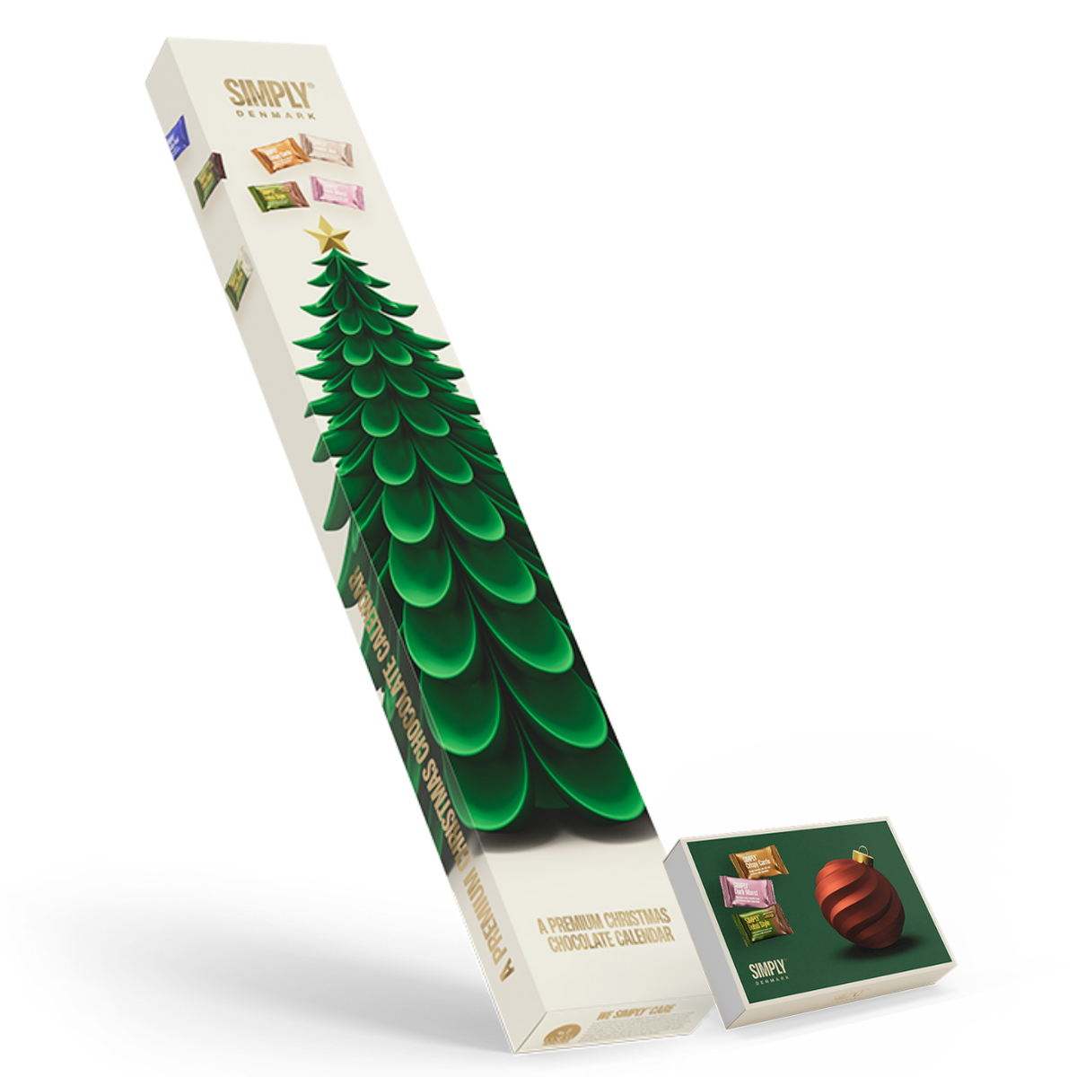 Chokolade Julekalender 2026 – 30 låger – Simply Chocolate, 300 g