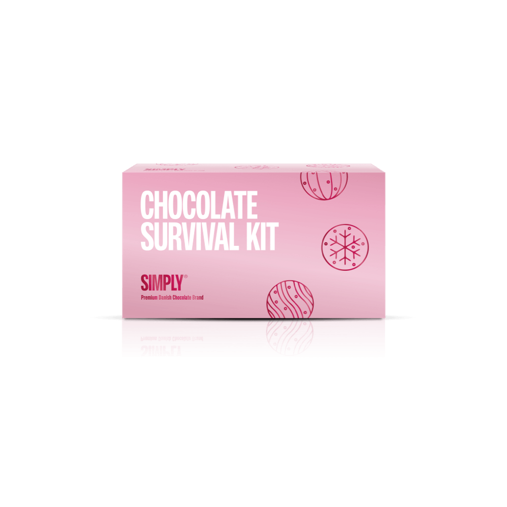 Chokolade Gaveæske 180g - Simply® Chocolate Survival Kit