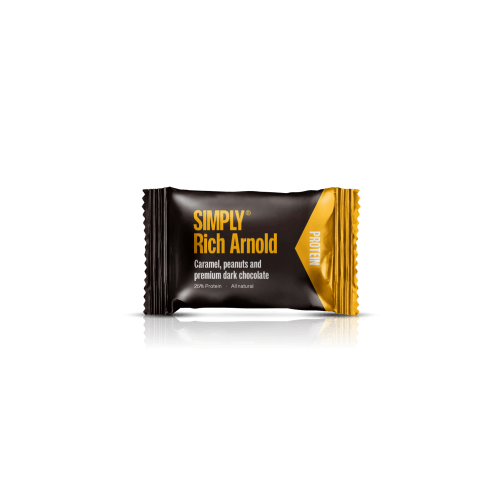 Chokolade Protein Bites kasse - 675g - 75 stk - Simply® Rich Arnold