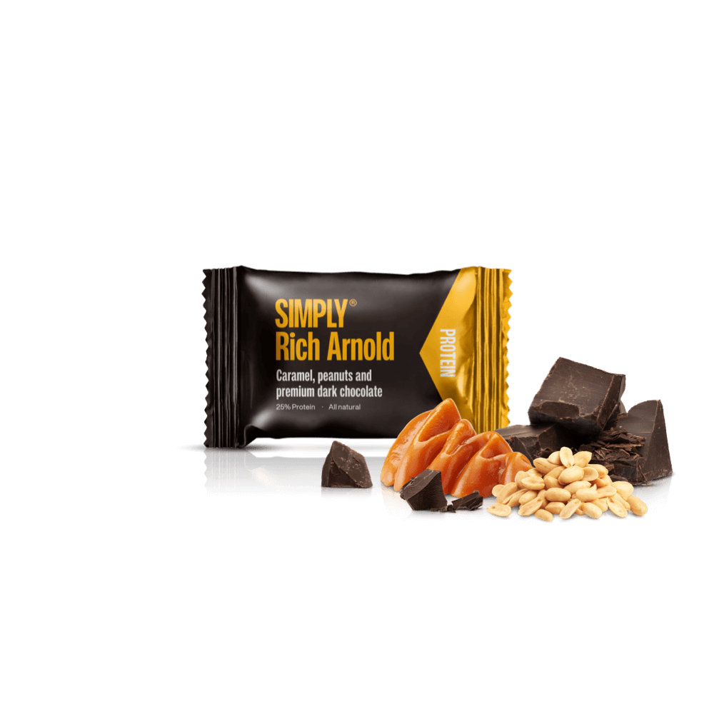 Chokolade Protein Bites kasse - 675g - 75 stk - Simply® Rich Arnold