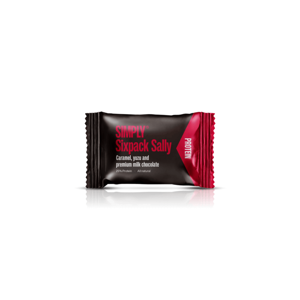 Chokolade Protein Bites kasse - 675g - 75 stk - Simply® Sixpack Sally