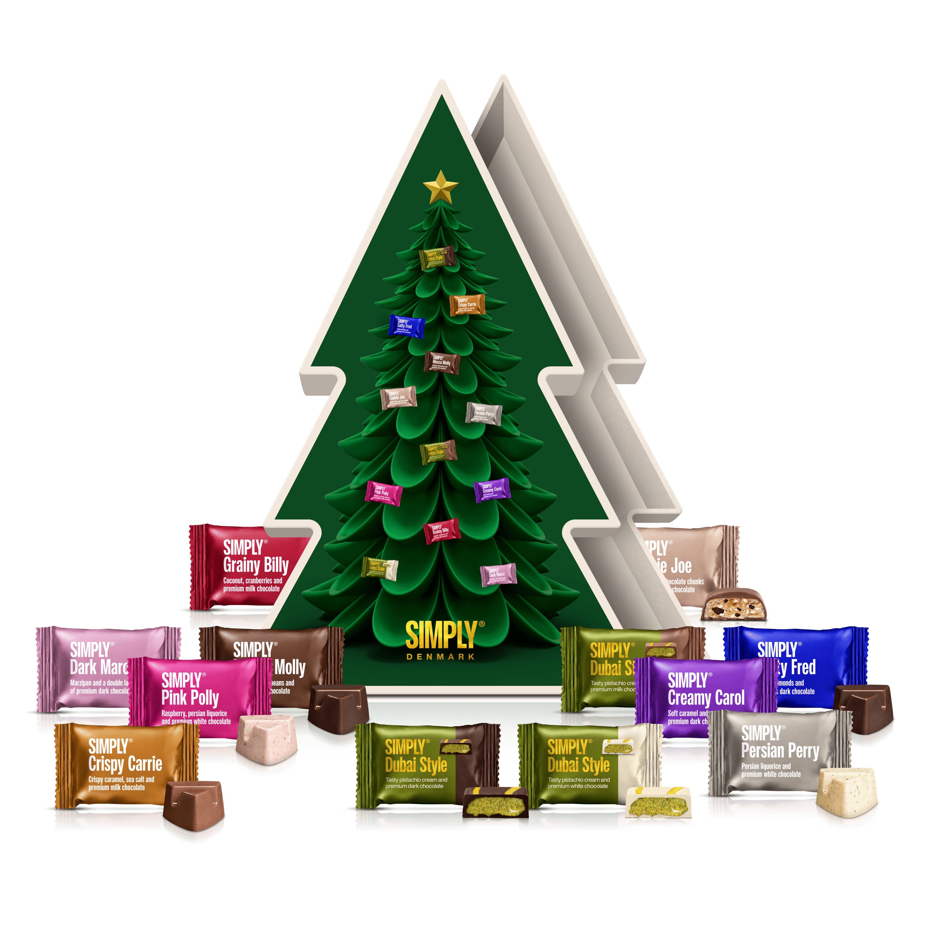 Gift Box, Christmas Tree (300g)