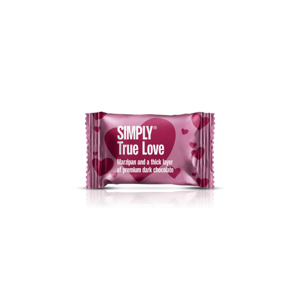 Chokolade Bites kasse 75 stk - Simply® True Love