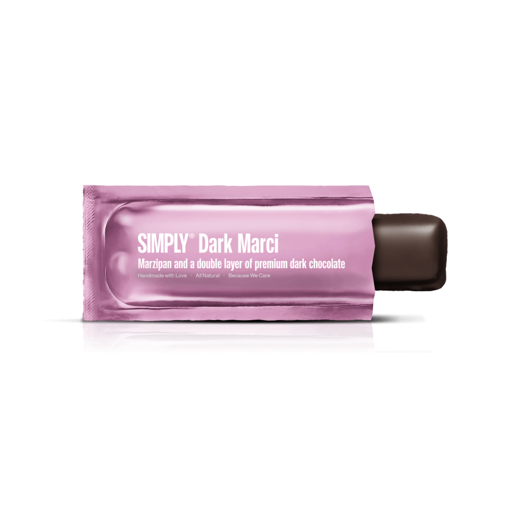 Simply® Dark Marci | Marcipan og et tykt lag premium mørk chokolade - Chocolate Bars - Simply®