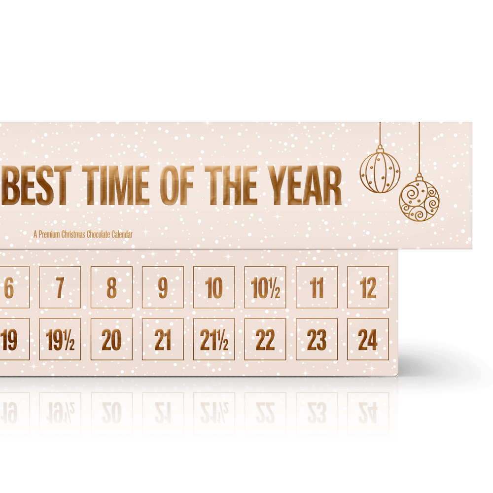 Simply® The Best Time Of The Year | Chokoladejulekalender med 30 låger - Christmas Calendar - Simply®