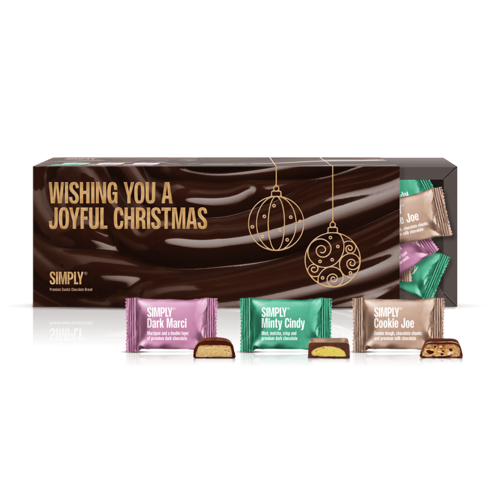 Joyful Christmas | Gaveæske med 27 stk. Bites - Cubes box - Simply®