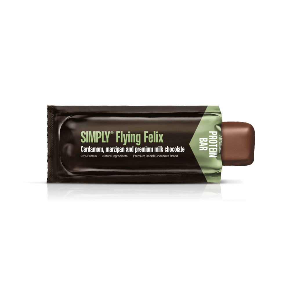 Flying Felix og Flexi Flora | 2 kasser proteinbarer 30x40g - Protein bars - Simply®